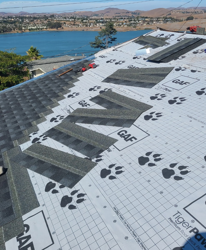 re roof in woodland, ca by the best roofing company