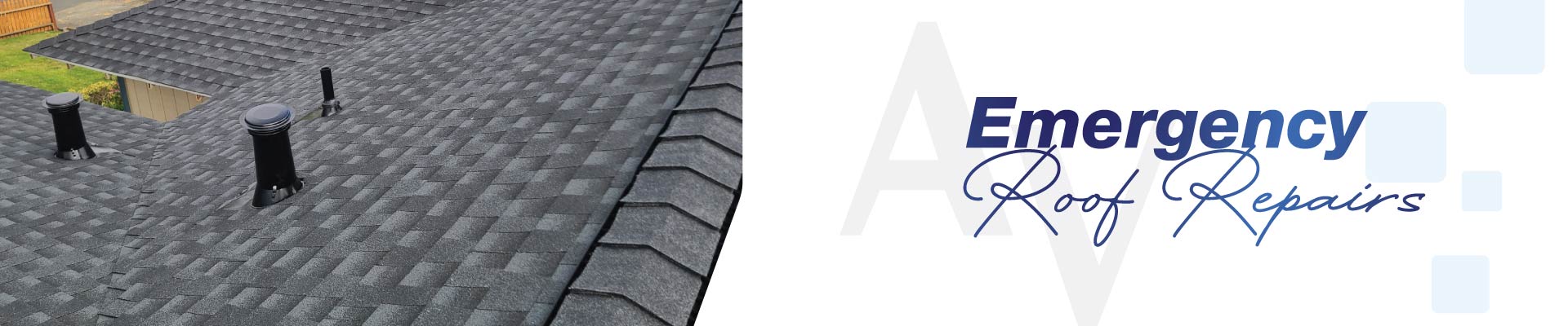 asphalt shingle roof after immediate Emergency Roof Repair service
